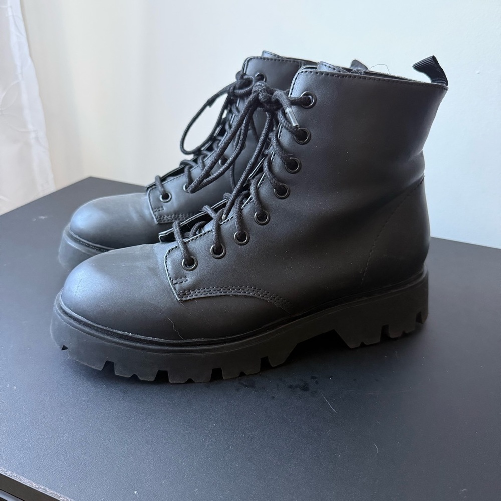 Madden Girl Lace Up Combat Boots